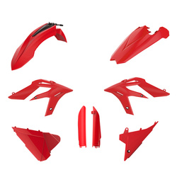 KOMPLET PLASTIKÓW (FULL KIT) BETA X-TRAINER '15-'19 W ZESTAWIE OSŁONY AMORTYZATORÓW (8398700001) KOLOR CZERWONY