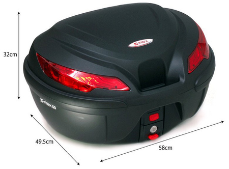 Kufer centralny do motocykla 50L K-Max Lakierowany