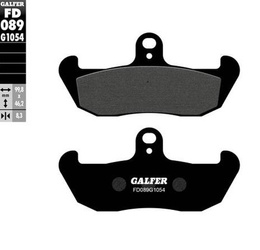 KLOCKI HAMULCOWE KH163 PÓŁMETALICZNE