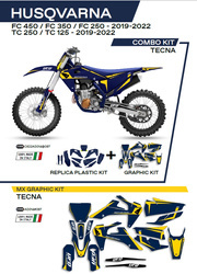 Komplet plastików plukomplet naklejek (oklein) husqvarna tc 125/250 '19-'22