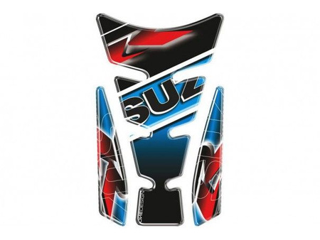Tankpad puig wings, wzór suzuki niebieski