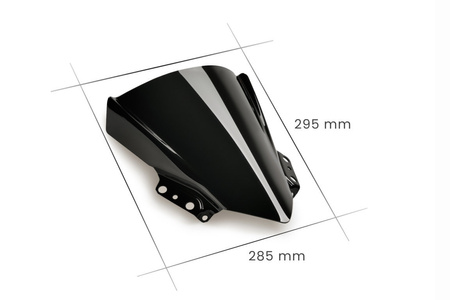 Szyba Z-Racing Do Kawasaki Ninja 125 19-23 Czarna