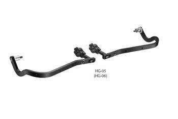 Osłony rąk (handbary) z mocowaniem aluminiowym enduro 22mm kolor czarny (bez plastikowej osłony sd02)