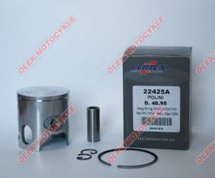 Vertex tłok polini, yamaha, mbk 47,00mm nicasil (pierścienie 53012004700 x 1 szt.) - do wyczerpania zapasów