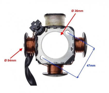 Stator iskrownik koło magnesowe do TGB Suzuki