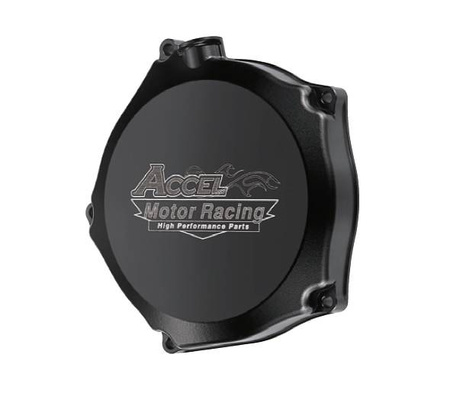 Accel pokrywa sprzęgła aluminiowa (z uszczelką) kawasaki kxf 250 '09-'17 kolor czarny