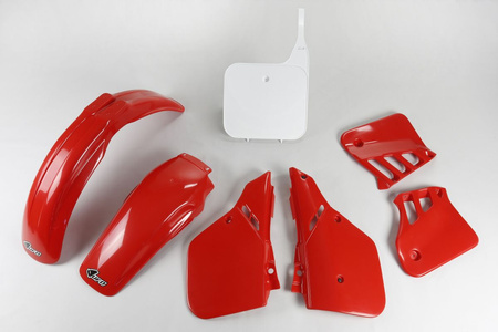 Komplet plastików honda cr 125 '87-88, kolor oem '88 (czerwony/biały)
