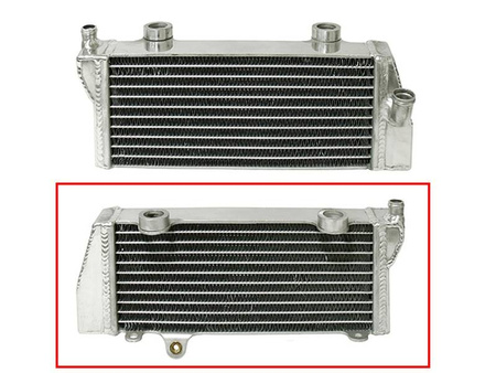 Psychic chłodnica ktm sx 125 '08-15, sx 150 '09-15, sx 250 '07-15 wzmocniona o standardowej pojemności lewa (szt.)