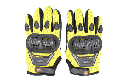 Rękawice Motocyklowe Enduro Cross Quad Moto V-01 Żółte M Rkw0000006