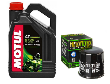Motul 5100 4t 10w40 4l + filtr oleju hiflo hf204