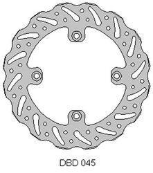 Tarcza hamulcowa tył beta 250 525 (260x120,3x4mm)