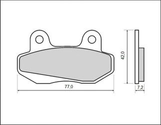 Klocki hamulcowe kh86 (ft 3069)
