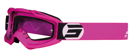 Gogle Shot Assault Symbol pink matt różowy matt szybka przeźroczysta