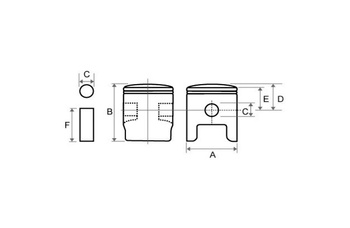 Tłok Tkrj Honda Xr 600 (Oem:mn1) 4t (97,00)