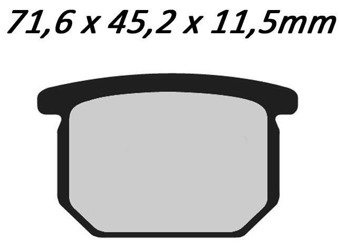 Klocki hamulcowe Suzuki GS 550 GSX 1100 S Katana