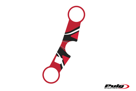 Radikal osłona półki kierownicy puig do suzuki sv1000s 03-05 czerwony