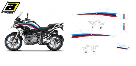 Komplet naklejek (oklein) bmw r 1200/1250g'17-'19, classic line graphic