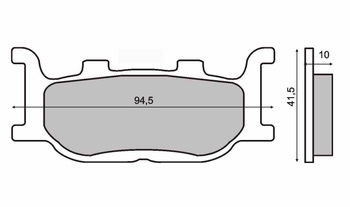 Klocki Hamulcowe Kevlar Majesty 250 96-99