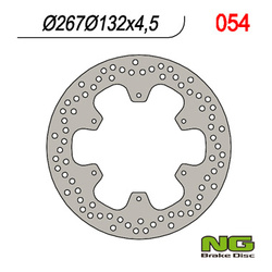 Tarcza hamulcowa przód yamaha xt 600 '85-'94 (267x132x4,5)