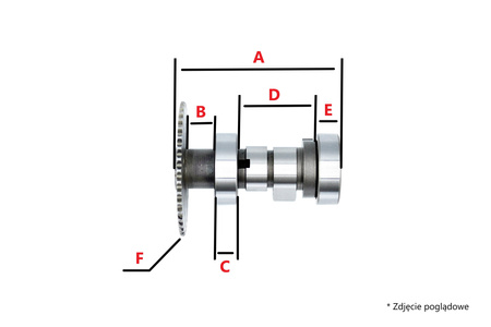 Wałek Rozrządu Gy6 125/150 Ccm 4t Power Force
