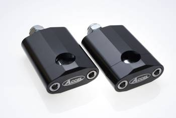 mocowanie/podwyżki kierownicy (22,2mm) wys. 58,5mm ze śrubą m12 kolor czarny (bm-16bk22)