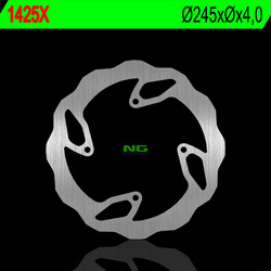 Tarcza hamulcowa tył tm 125/250/300/450/530 '10-'15 (245x4) (4x6,5mm) wave