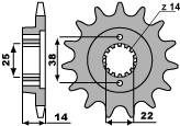 Zębatka przednia 497 15 18nc cagiva elephant 750/900 (łańc. 530)