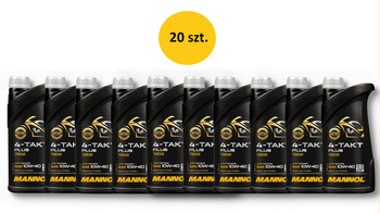 OLEJ SILNIKOWY 4T PLUS 10W40 1L (API SL, JASO MA/MA2) SEMISYNTETYK (7202) (20) - KARTON 20 SZTUK (PAKIET)