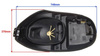 Siedzenie do skutera Piaggio Fly 50 125