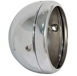 REFLEKTOR / LAMPA UNIWERSALNA CLASSIC CHROMOWANA (ŚREDNICA 5,3/4" 14,60 CM) (TYP LUCAS) (OBUDOWA BEZ KLOSZA)