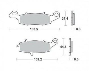 KLOCKI HAMULCOWE TRW MCB681 GS 500