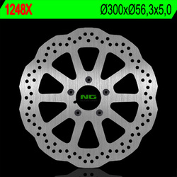 Tarcza hamulcowa przód harley davidson 883/1200/1450/1584/1690/1800 (300x56,3x5) (5x8,5mm) wave