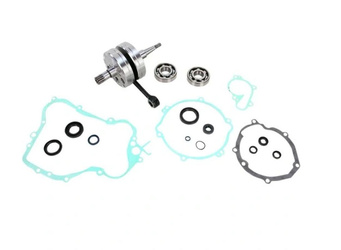 Wiseco wał korbowy kawasaki kx 85/100 '14-19 (z łożyskami i uszczelniaczami na wał oraz kompletem uszczelek na dół silnika) (hr 4419)