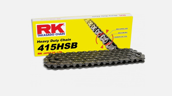 ŁAŃCUCH NAPĘDOWY 415HSB-136 ZAPINKA (CL) W ZESTAWIE KOLOR STANDARD (POJEMNOŚĆ: DO 110 CCM) (18,3 KN)