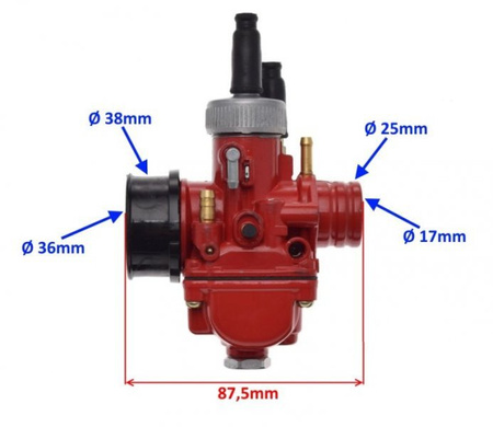 Gaźnik 17,5 mm Phbg Zamiennik Dellorto Phbg