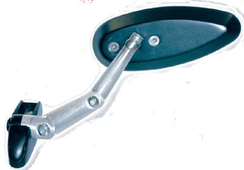 Lusterko uniwers. prawe aluminiowe składane