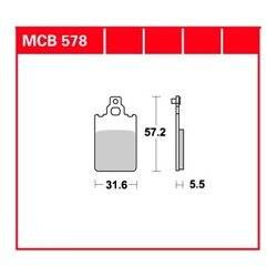 KLOCKI HAMULCOWE TRW MCB578