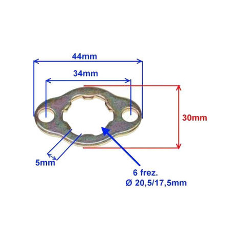 Podkładka zębatki przód do Shineray Xy125-10D