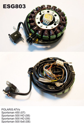 Uzwojenie alternatora (stator) polaris sportsman 450/500 (07-09)