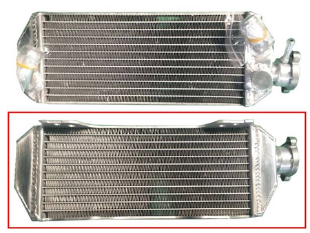 Psychic chłodnica suzuki drz 400s/sm '00-17 wzmocniona o standardowej pojemności prawa (szt.) (z korkiem)