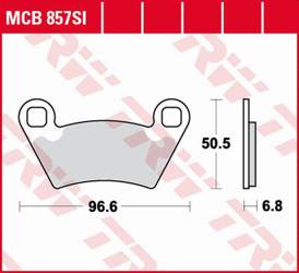 Klocki hamulcowe kh354 sinter offroad polaris ranger 700 4x4/6x4/6x6 '06-'09, ranger 800 '10-'12, ranger 900 '11-, gem 1400 '10-, tył