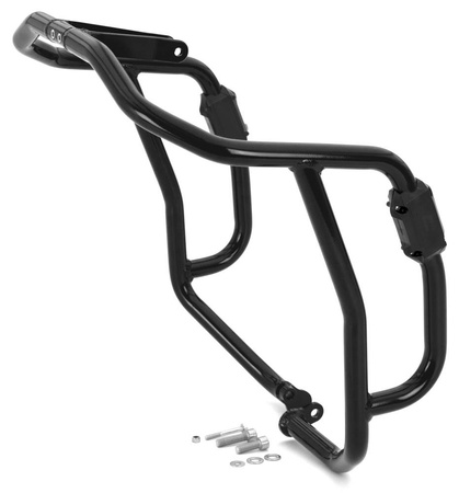 Gmole osłony silnika aluminiowe ajp pr7 650 adventure '17-'19 kolor czarny teksturowany