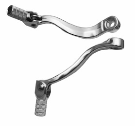 Dźwignia zmiany biegów ktm sx 125/150 16-17, xc-w 125 17, sxf 450 16-17, exc 450/500 17 (aluminiowa) kolor srebrny, końcówka stalowa