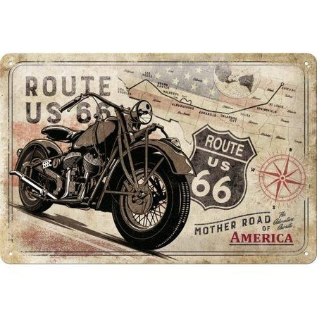Tablica plakat 20X30 Route 66 22279