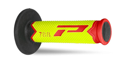 Manetki pg788 off road (22+25mm, dł.115mm) kolor czerwony/żółty fluo/ czarny (trójskładnikowe) (pg788/14) (788-228)
