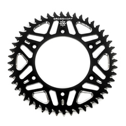 Zębatka tylna aluminiowa t7075 (ergal) kolor czarny 249 49 honda cr 80/85 '96-'07 (jtr217.49) (łańc. 428)