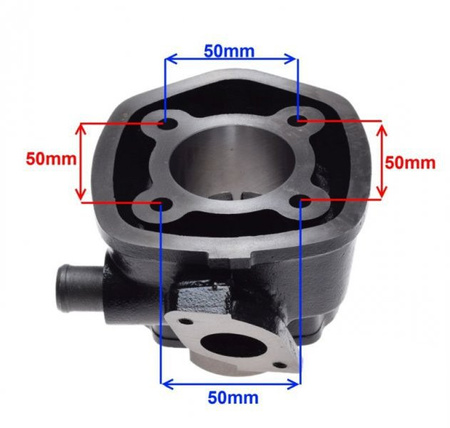 Cylinder z głowicą skuter Yamaha Aprilia Lc 70cm