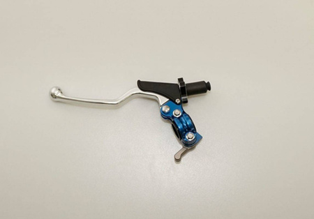 uchwyt dźwigni sprzęgła kompletny + hot start uniwersalny kolor niebieski (cl-09bl) - promocja