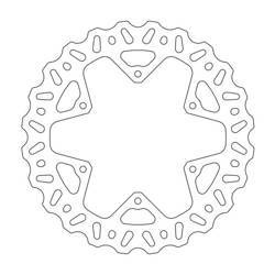 Tarcza hamulcowa tył nitro yamaha yz/yzf 245mm