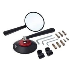 Lusterka motocyklowe okrągłe Hebe CNC M10 M8